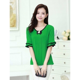 blouse chiffon import T2846