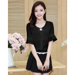 blouse chiffon import T2847