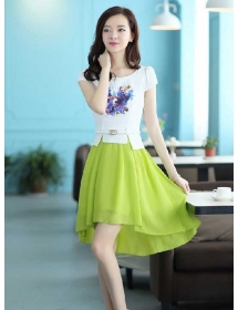 dress wanita import D2945