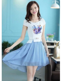 dress wanita import D2946