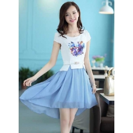 dress wanita import D2946