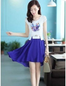 dress wanita import D2948