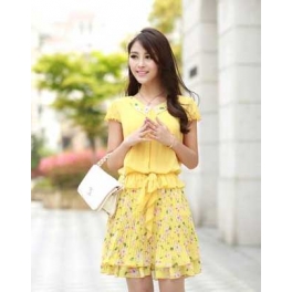 dress chiffon D2952