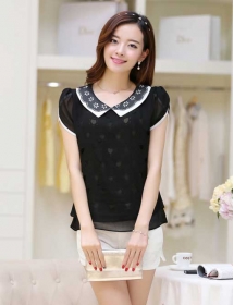 blouse chiffon import T2862