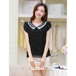 blouse chiffon import T2862