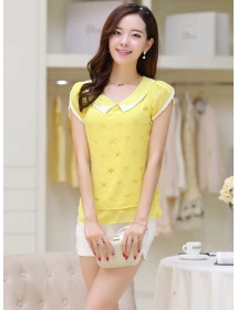 blouse chiffon import T2864