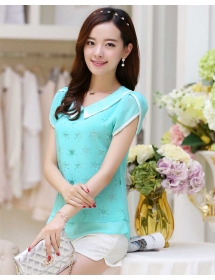 blouse chiffon import T2865