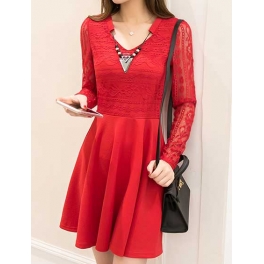 dress wanita import D2963