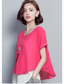 blouse chiffon import T2872