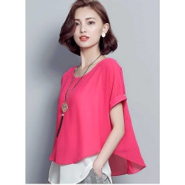 blouse chiffon import T2872