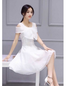 dress wanita korea D2501