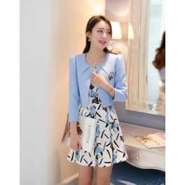 dress wanita korea D2528