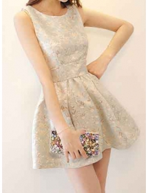 dress korea D2982