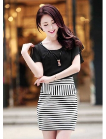 dress wanita import D2985