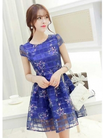 dress wanita korea D2990