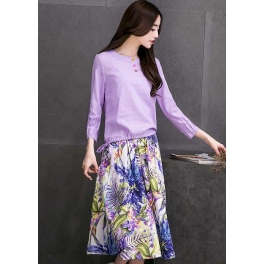 setelan midi dress D3007