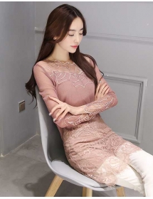 dress wanita import D3012