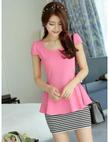 dress wanita import D3015