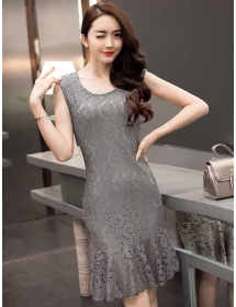 dress brukat D3034