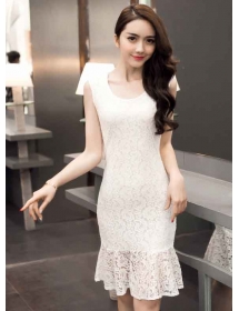 dress brukat D3037