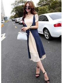 midi dress korea D3062