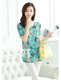 blouse chiffon import T2973