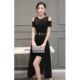 dress wanita import D3110