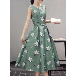 midi dress korea D3125