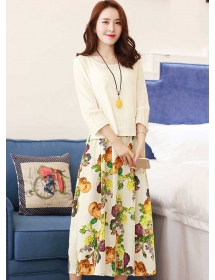 setelan wanita korea D3135