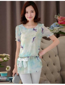 blouse chiffon import T3032