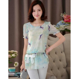 blouse chiffon import T3032