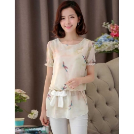 blouse chiffon import T3033