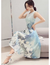 midi dress korea D3141