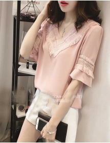 blouse wanita korea T3040
