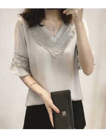 blouse wanita korea T3041