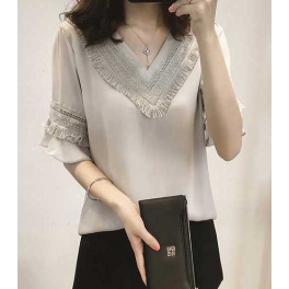 blouse wanita korea T3041
