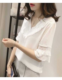 blouse wanita korea T3042