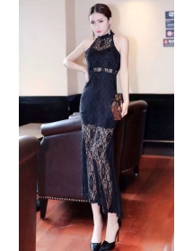 long dress brukat D3166