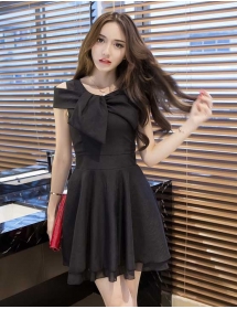 dress wanita korea D3186