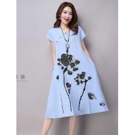 midi dress korea D3189