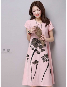 midi dress korea D3191