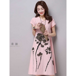 midi dress korea D3191