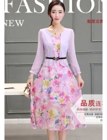 midi dress korea D3206