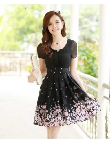 dress wanita import D3229