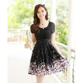 dress wanita import D3229