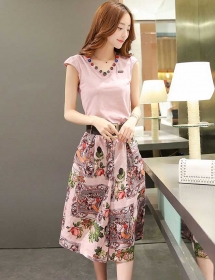 setelan wanita korea D3239