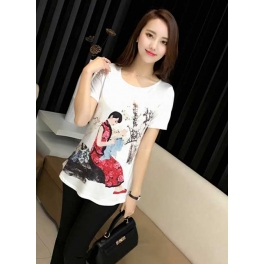 kaos wanita import T3113