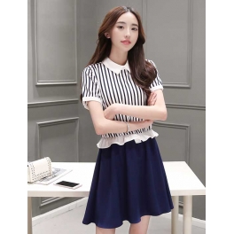 dress wanita korea D3261