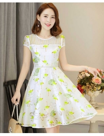 dress wanita korea D3262