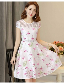 dress wanita korea D3263